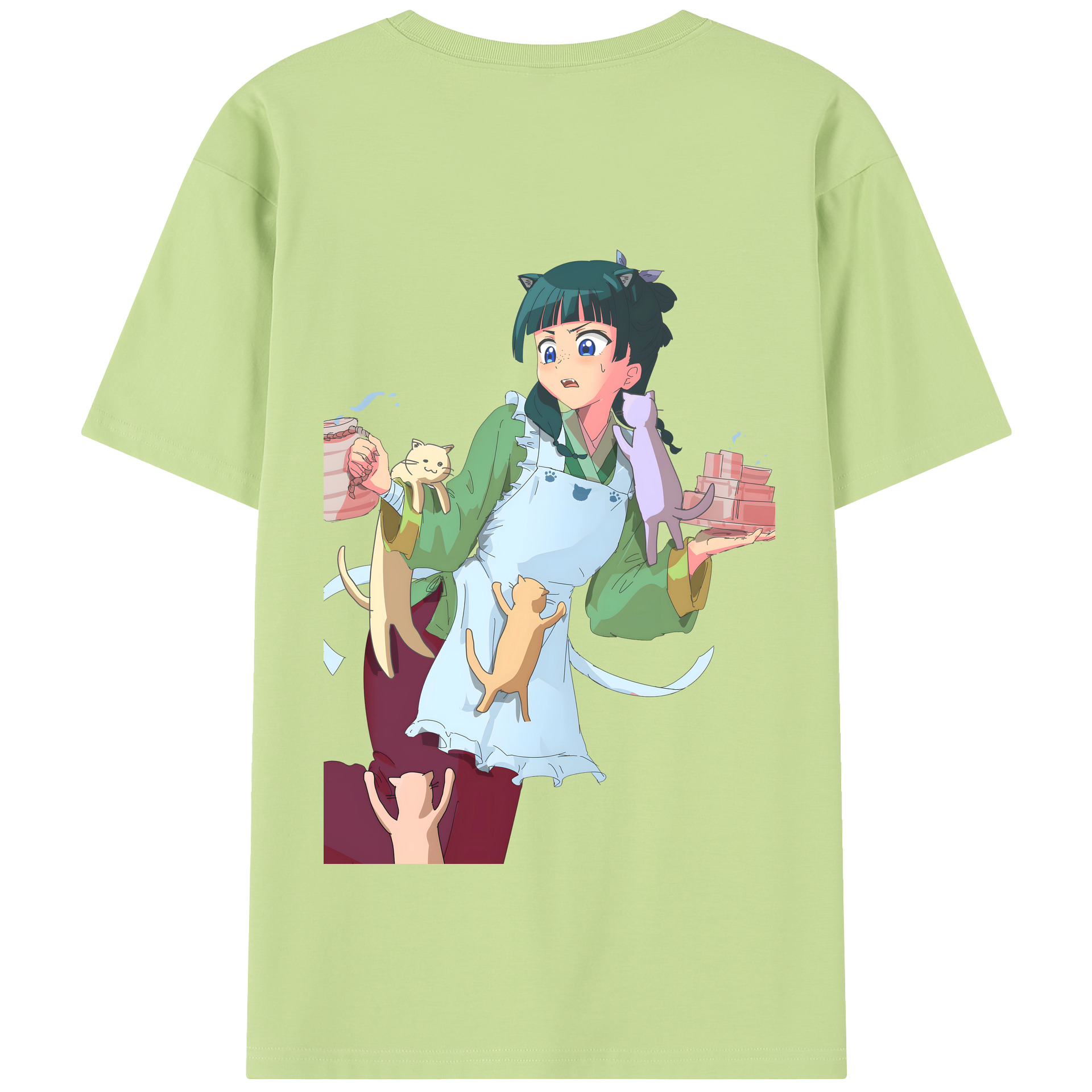 （画像用） 薬屋のひとりごと The Apothecary Diaries 綿100％半袖Tシャツ（背面プリント）